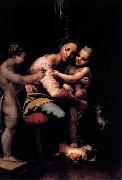 Giulio Romano Virgin and Child with the Infant St John USA oil painting artist